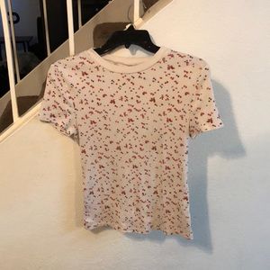 No Boundaries, Floral Bodycon Top